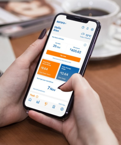 Aurora pluss app new app UI
