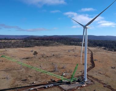 Cattle Hill Wind Farm Turbine